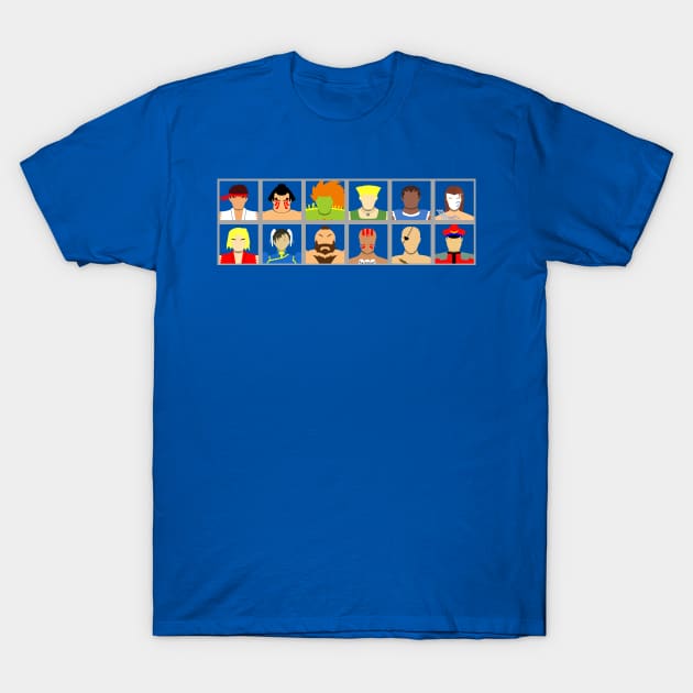 Select Your Character - Street FIghter 2: Champion Edition T-Shirt by MagicFlounder